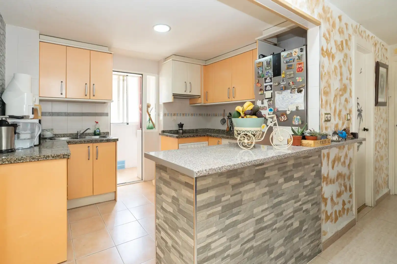 Kitchen of Flat for sale in Motril  with Air Conditioner and Balcony