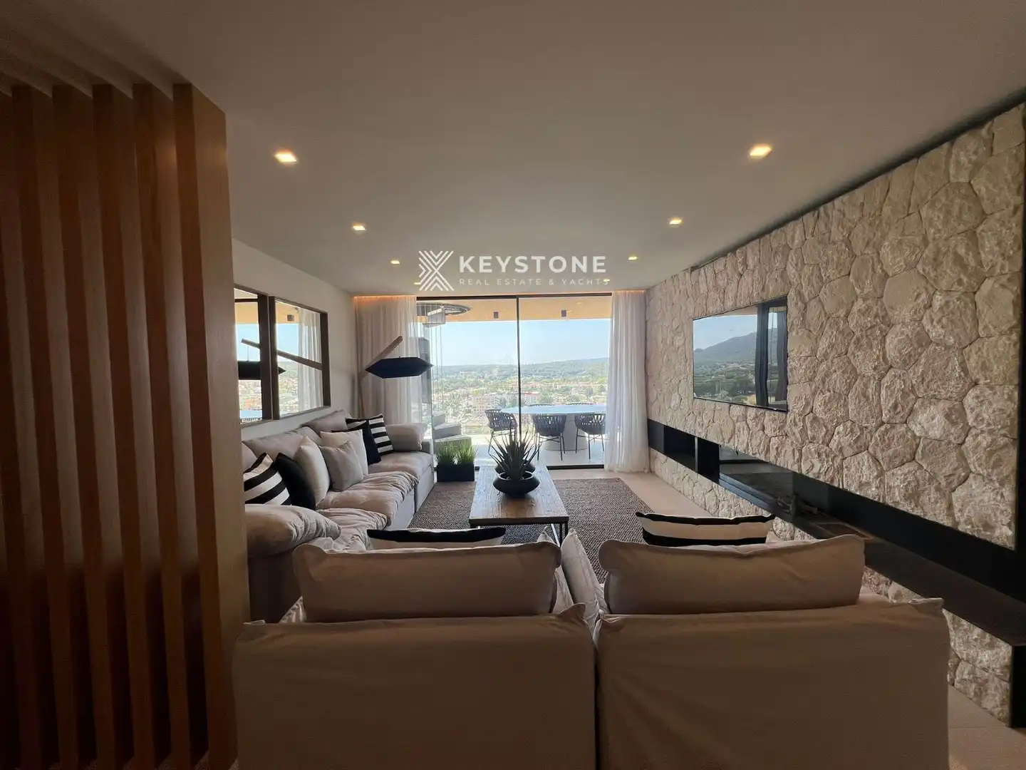 Living room of Attic for rent in Calvià  with Air Conditioner, Swimming Pool and Furnished
