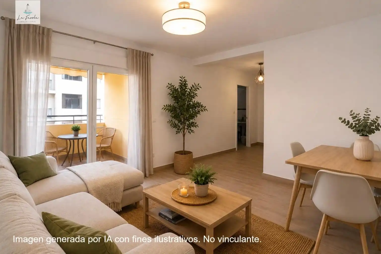 Sala de estar de Piso de alquiler en Málaga con Jardín privado y Terraza