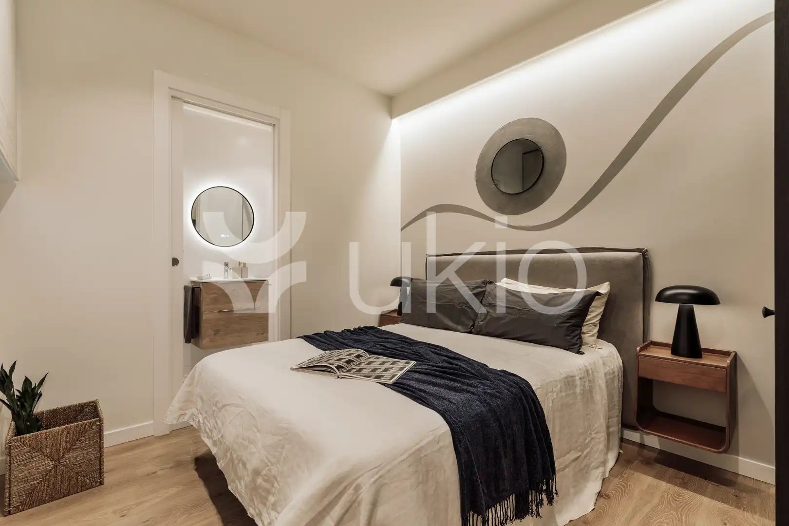 Bedroom of Apartments for rent in Barcelona  with Air Conditioner, Heating and Furnished