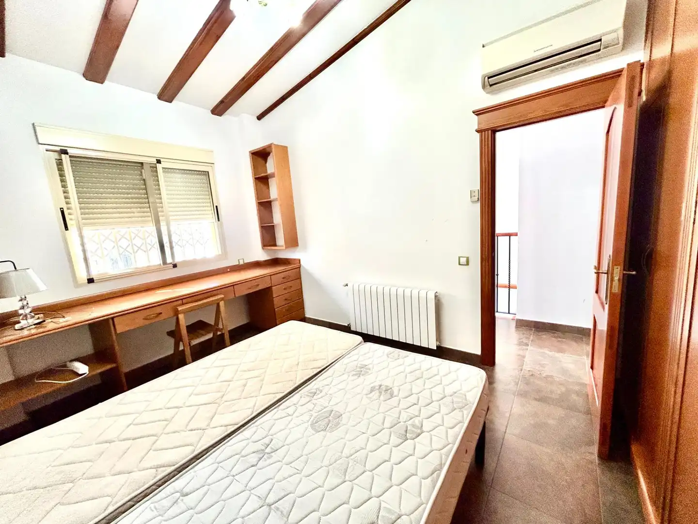 Schlafzimmer von Haus oder Chalet zur Miete in Rafelbuñol / Rafelbunyol mit Klimaanlage, Heizung und Privatgarten