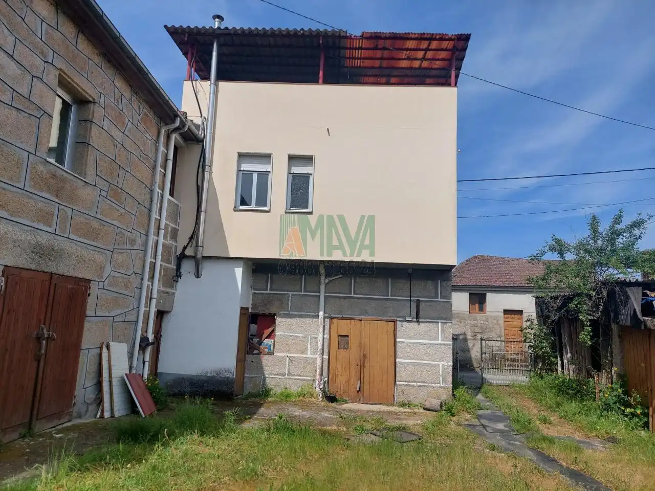 Vista exterior de Casa o chalet en venta en Taboadela con Calefacción, Jardín privado y Terraza