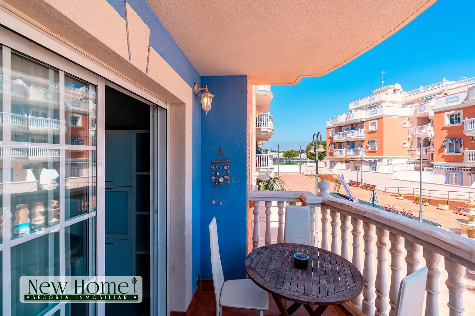Balcony of Flat for sale in Roquetas de Mar  with Terrace, Swimming Pool and Furnished
