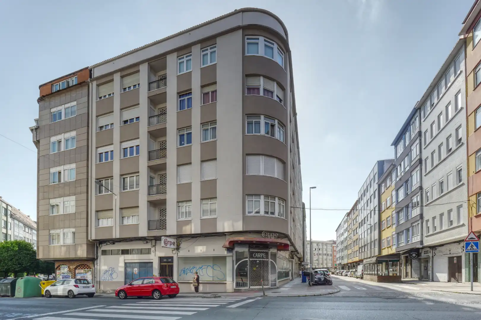 Vista exterior de Pis en venda en Ferrol amb Calefacció, Moblat i Forn