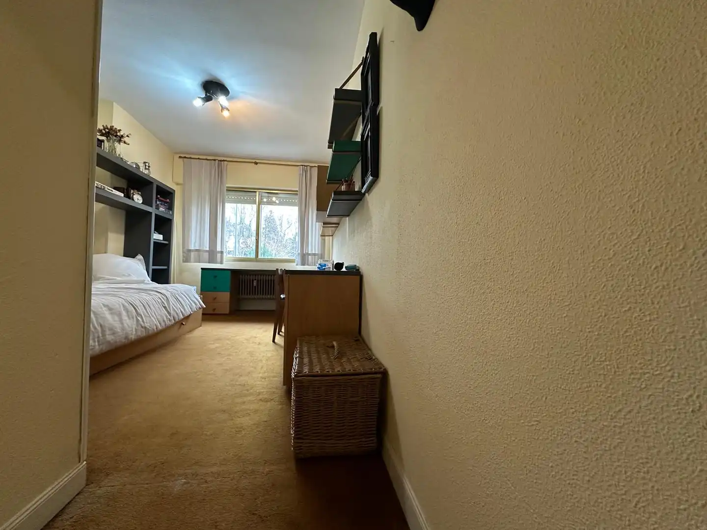 Bedroom of Flat for sale in Madrid  with Parquet flooring, Terrace and Storage room