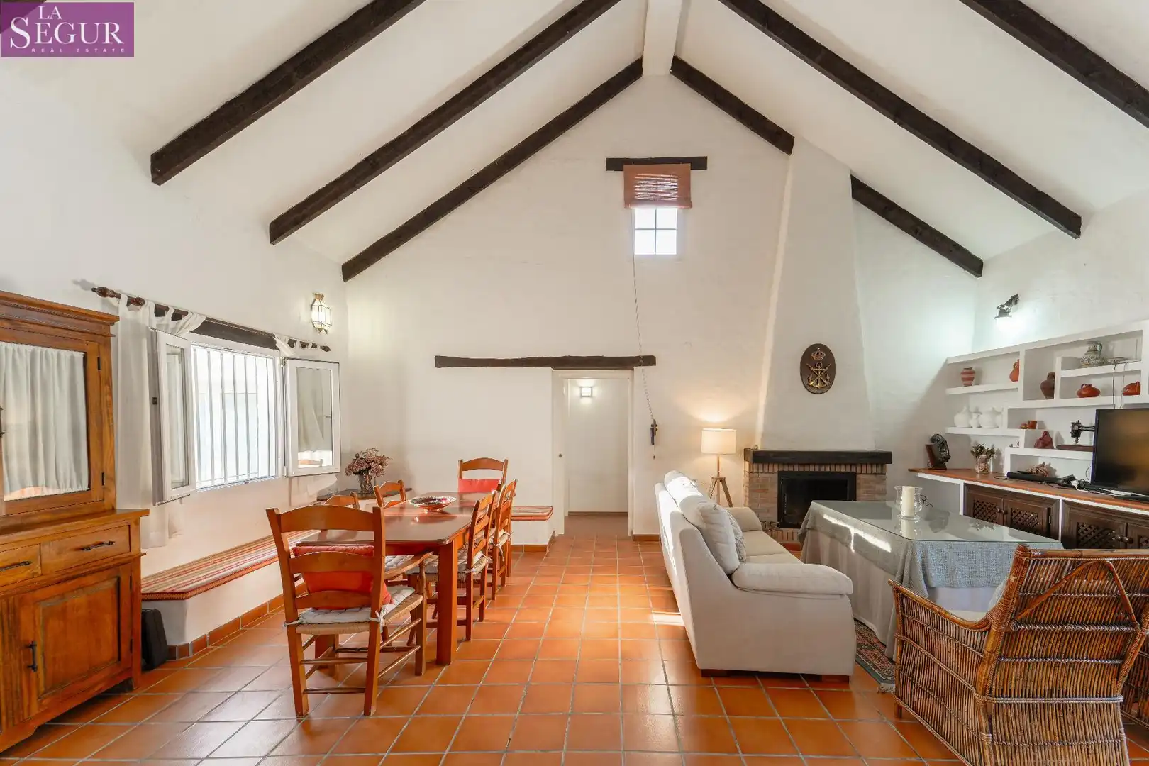 Dining room of Houses for sale in Vejer de la Frontera  with Private garden, Terrace and Swimming Pool