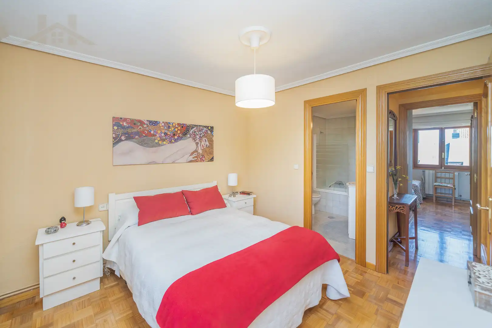 Bedroom of Detached homes for sale in El Escorial  with Heating, Parquet flooring and Terrace