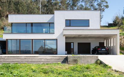 Exterior view of House or chalet for sale in Marín  with Private garden
