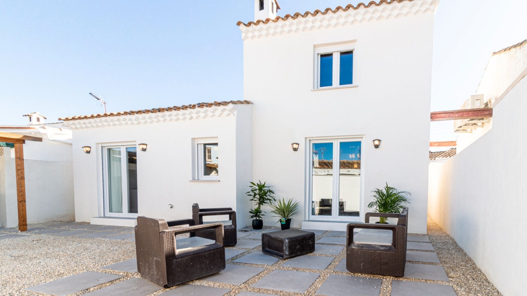 Terrassa de Casa o xalet en venda en Dénia amb Jardí privat i Terrassa