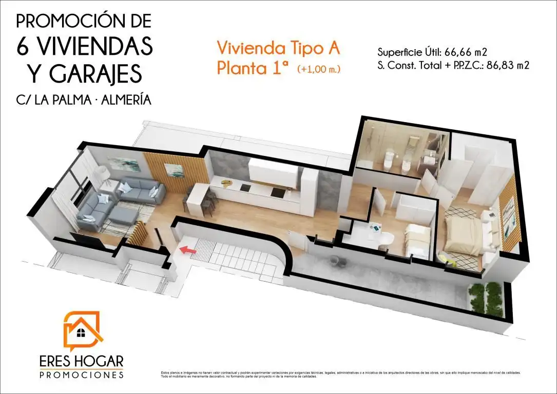 Piso en venta en Almería con Trastero