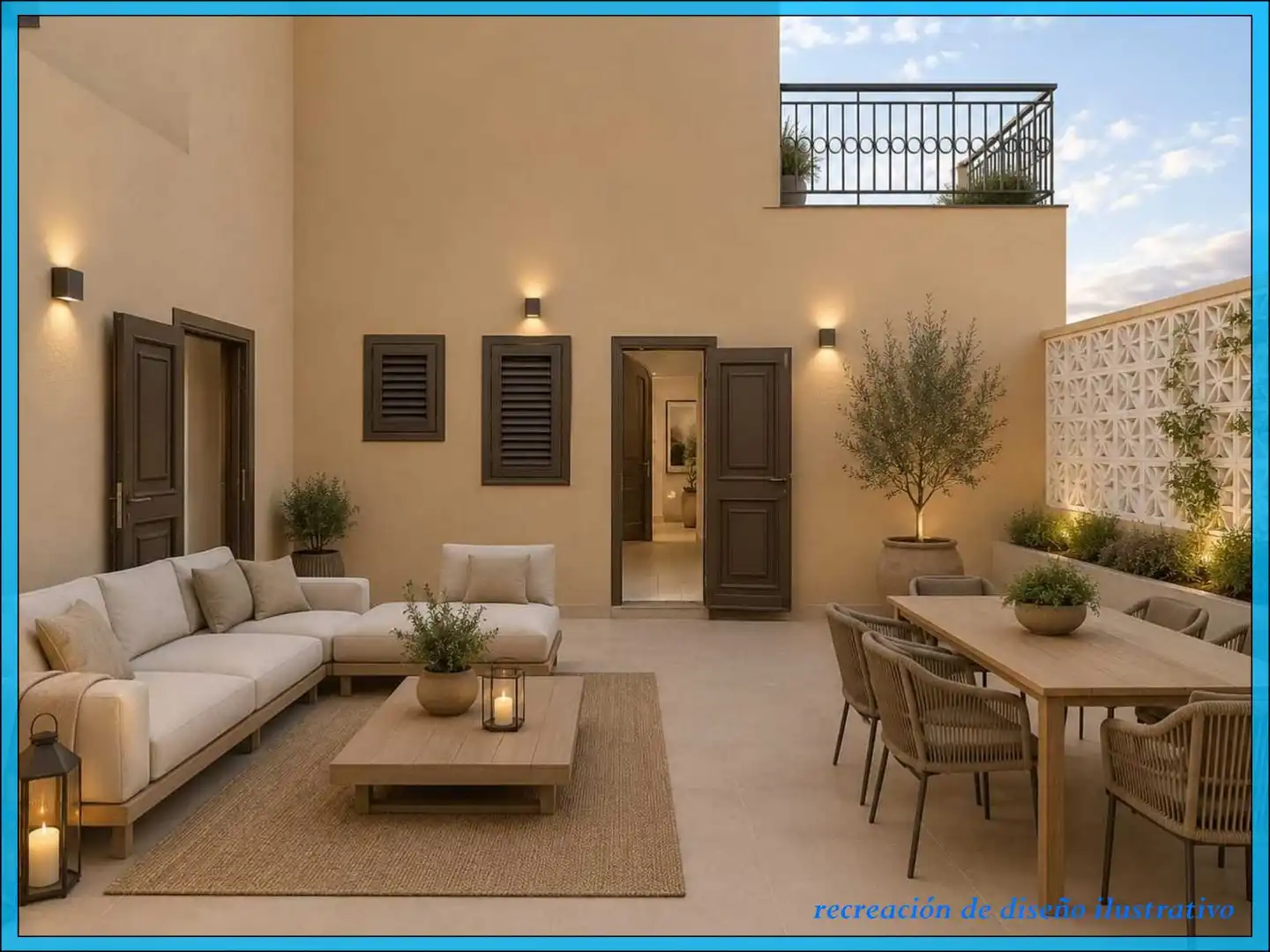 Terraza de Casa o chalet en venta en El Rosario con Aire acondicionado, Jardín privado y Terraza