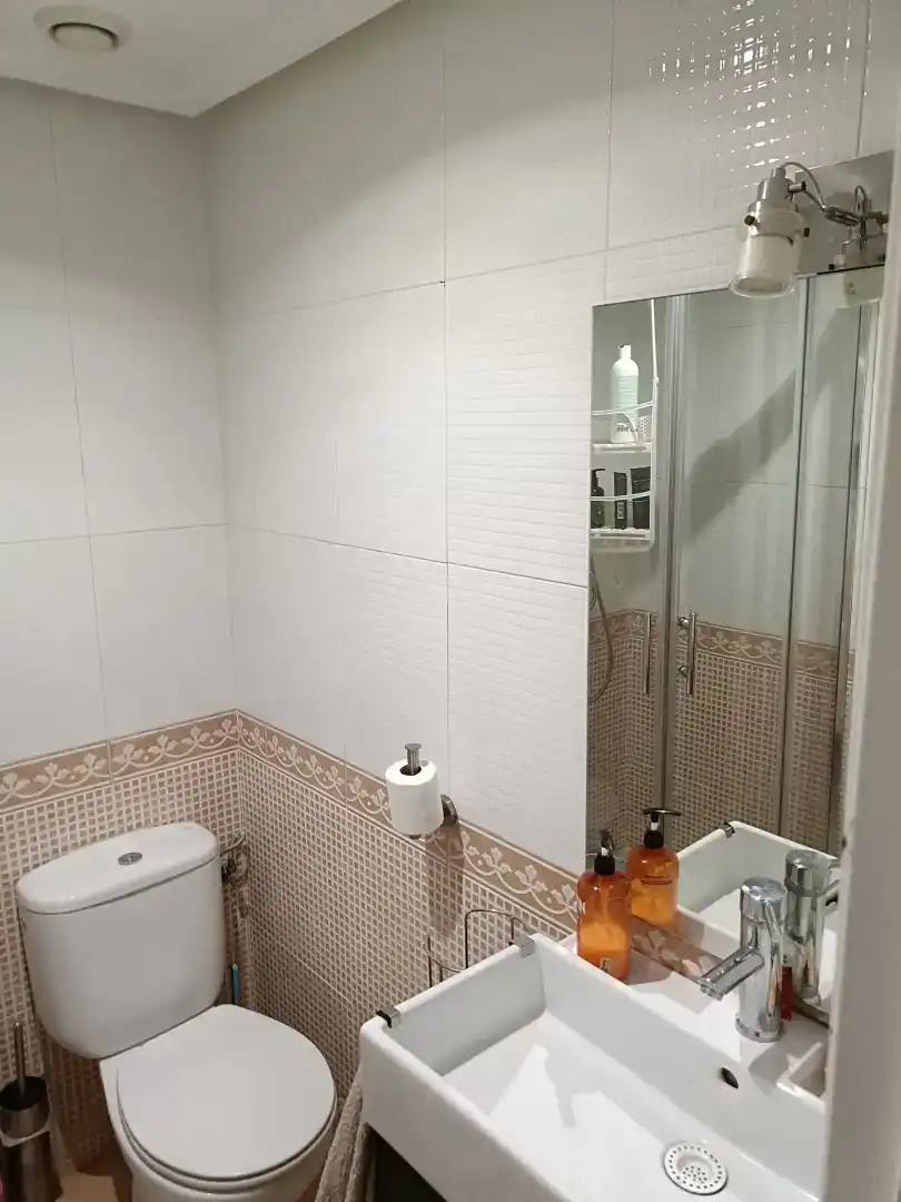 Baño de Planta baja para compartir en Camarma de Esteruelas con Jardín privado, Parquet y Amueblado