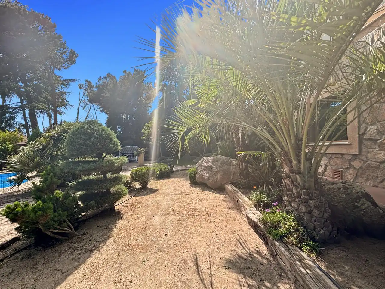 Jardí de Casa o xalet en venda en Galapagar amb Calefacció, Jardí privat i Parquet