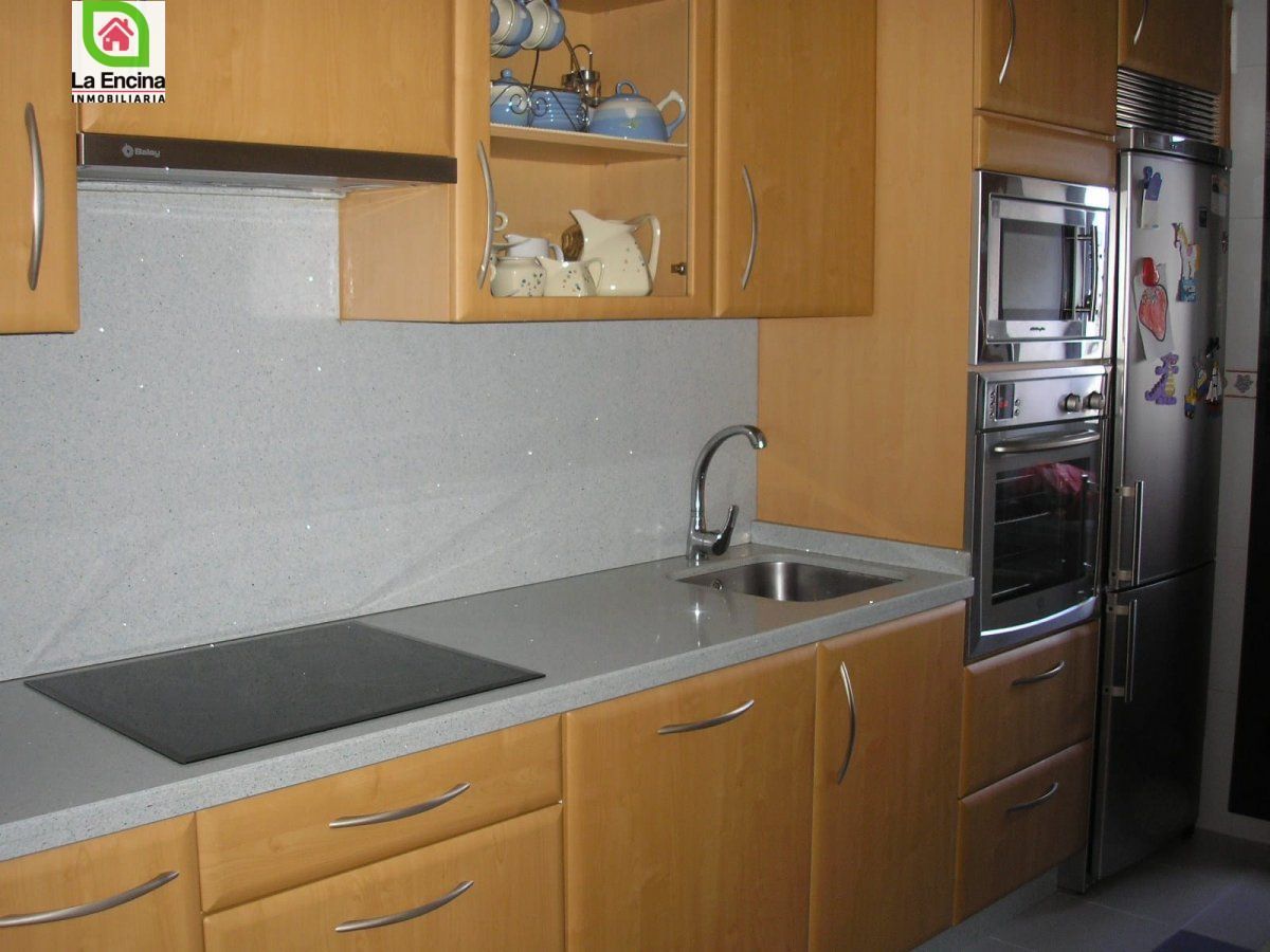 Kitchen of Flat for sale in Villamayor  with Heating, Terrace and Storage room