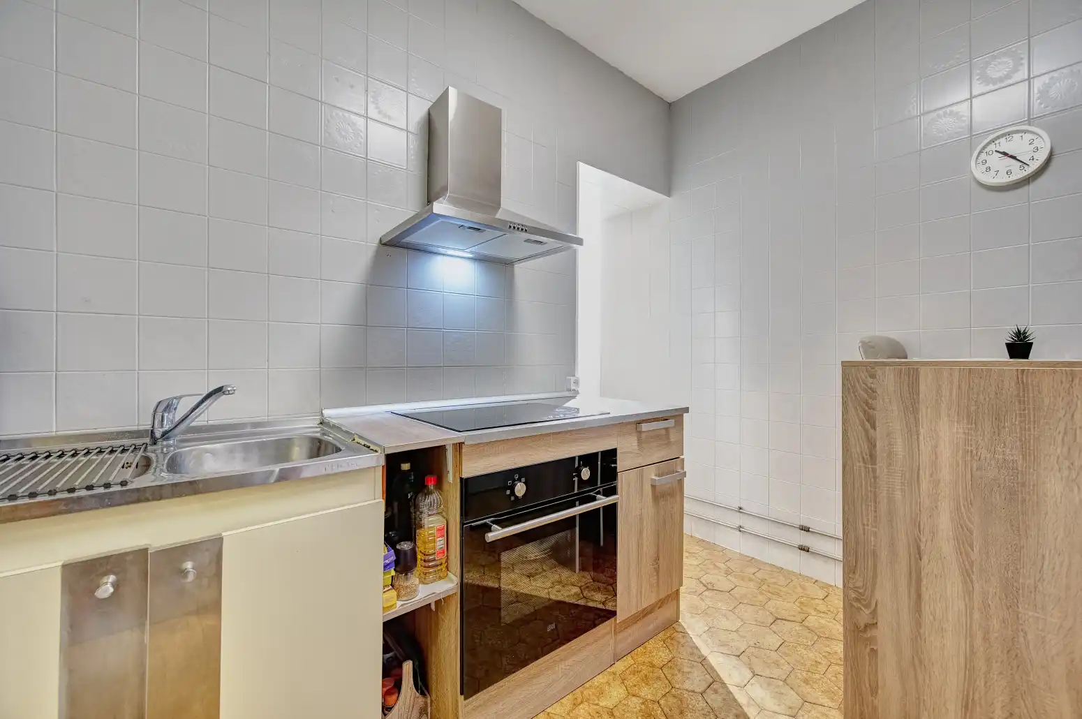 Kitchen of Flat for sale in Burlada / Burlata  with Heating and Parquet flooring