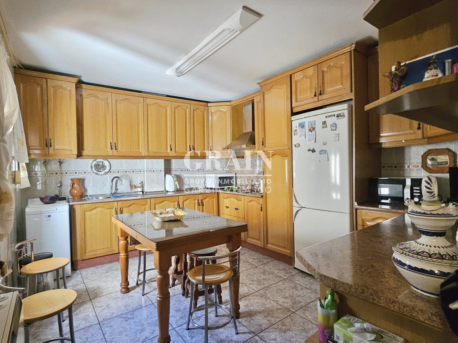 Kitchen of Flat for sale in  Albacete Capital  with Heating and Balcony