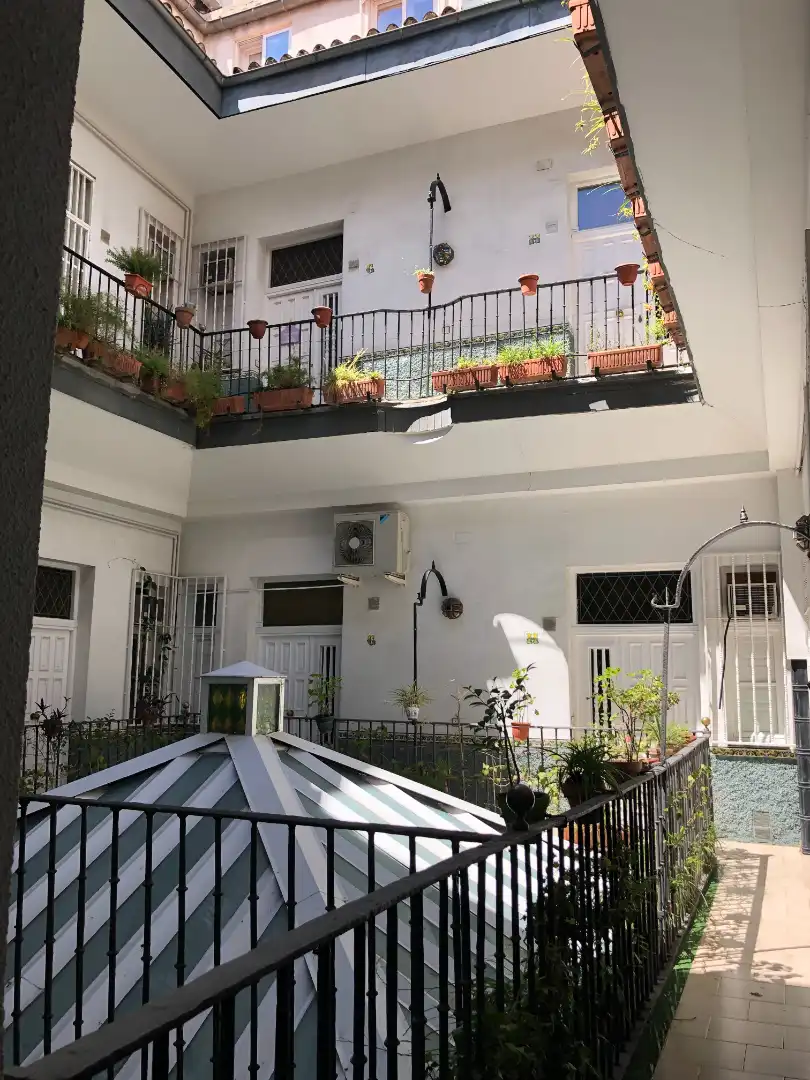 Terrasse von Maisonette zur Miete in Madrid mit Klimaanlage, Heizung und Parkett