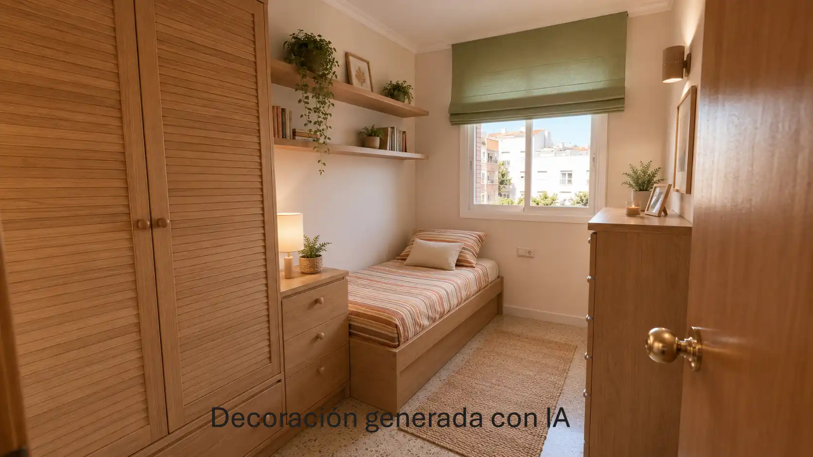 Schlafzimmer von Wohnung zum Verkauf in Cornellà de Llobregat mit Klimaanlage, Heizung und Möbliert