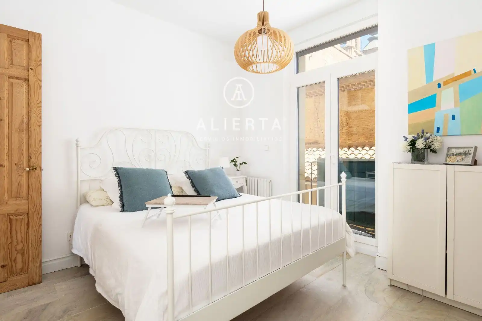 Bedroom of Flat for sale in Zaragoza  with Air Conditioner, Heating and Terrace