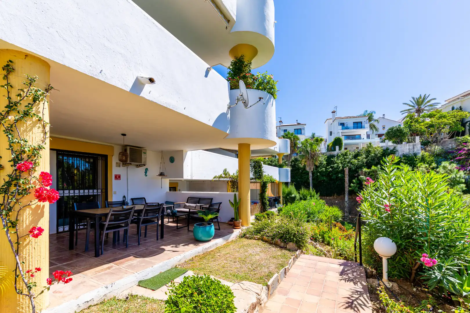 Terrassa de Planta baixa en venda en Mijas amb Aire condicionat, Terrassa i Piscina