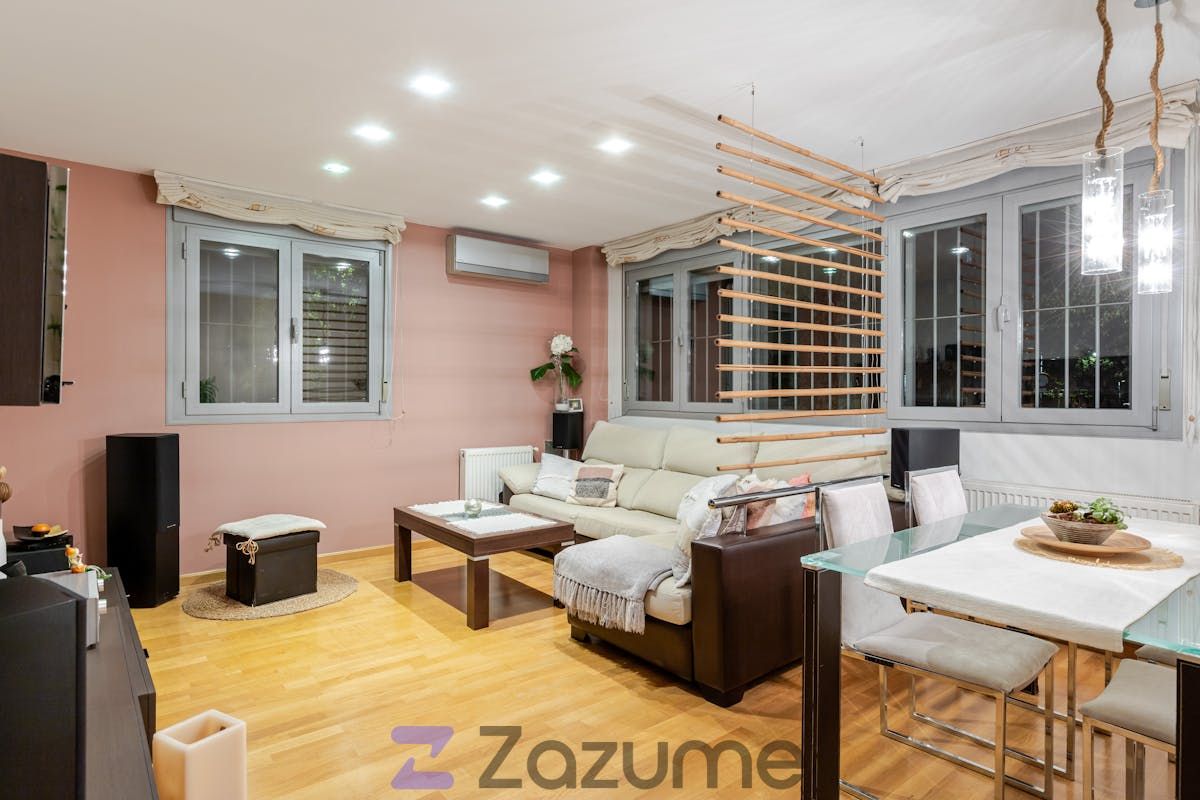 Living room of Flat to rent in Torrejón de Ardoz  with Air Conditioner, Heating and Private garden