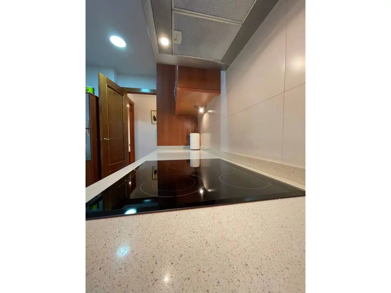 Kitchen of Flat for sale in Cerdanyola del Vallès  with Heating, Furnished and Balcony