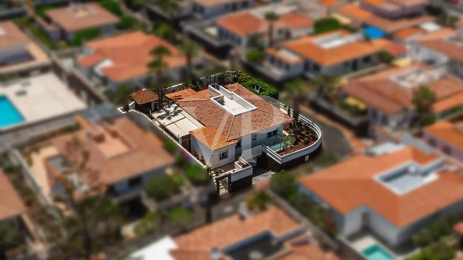 Exterior view of Houses for sale in Arona  with Air Conditioner, Parquet flooring and Terrace