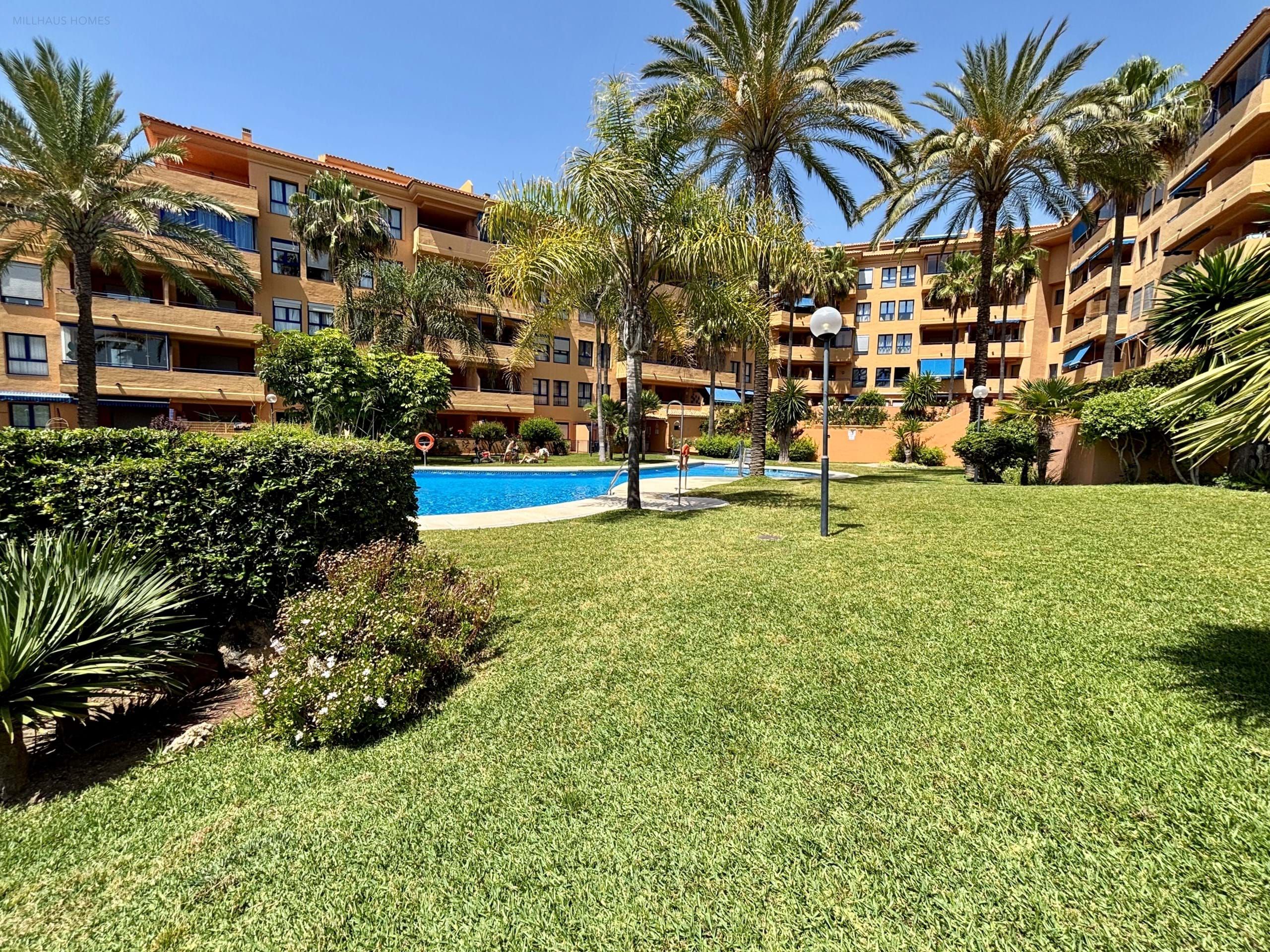 Garden of Flat for sale in Manilva  with Air Conditioner, Heating and Terrace