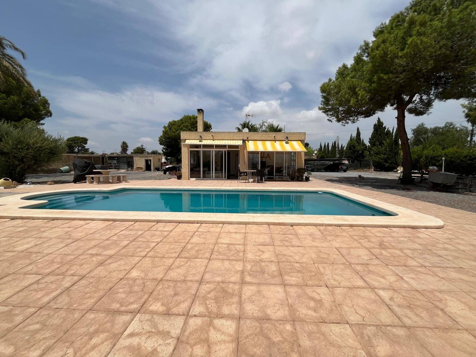 Piscina de Casa o xalet en venda en Elche / Elx amb Aire condicionat, Jardí privat i Terrassa