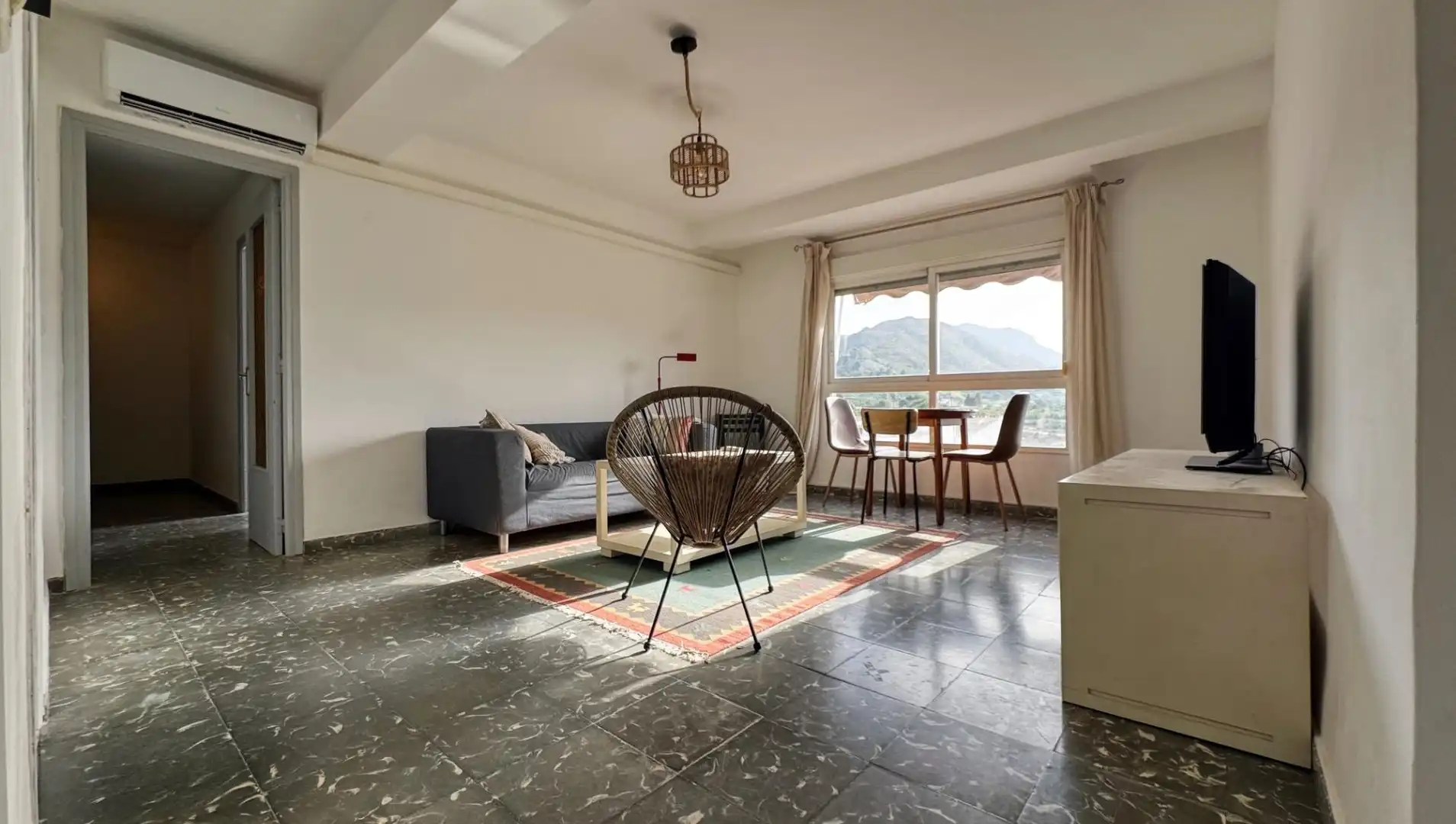 Sala de estar de Apartamento en venta en Pego con Aire acondicionado