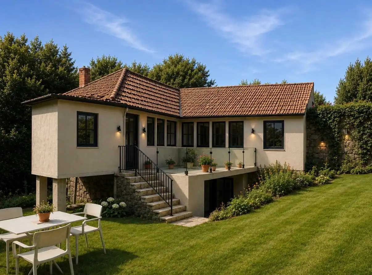 Vista exterior de Finca rústica en venda en Gomesende amb Jardí privat, Terrassa i Traster