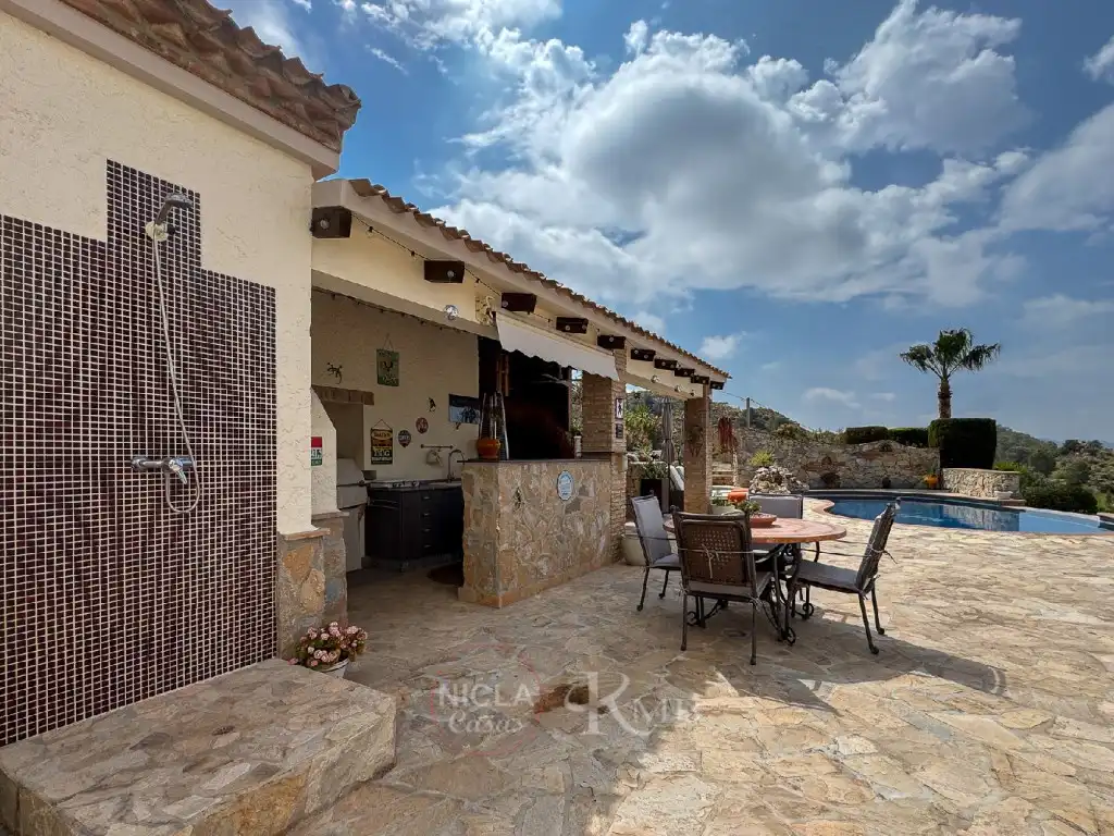 Terrassa de Casa o xalet en venda en Bédar amb Aire condicionat, Jardí privat i Terrassa
