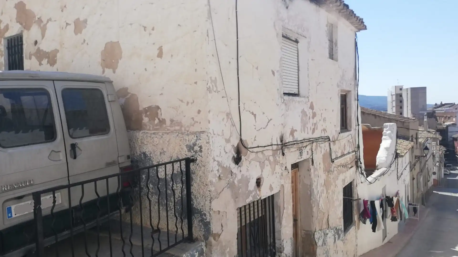 Vista exterior de Casa adosada en venta en Sax