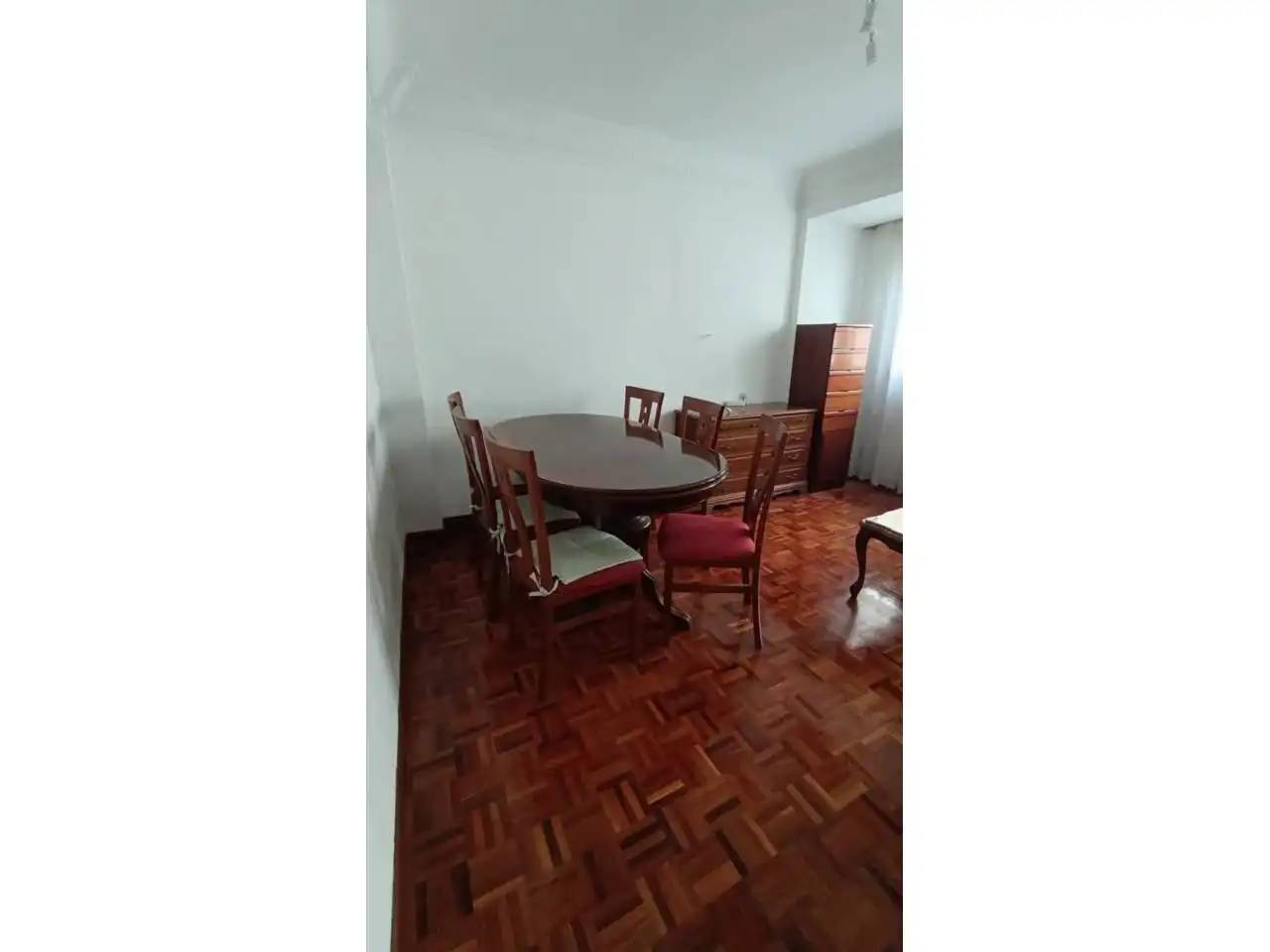 Dining room of Flat for rent in Burgos  with Heating, Parquet flooring and Furnished