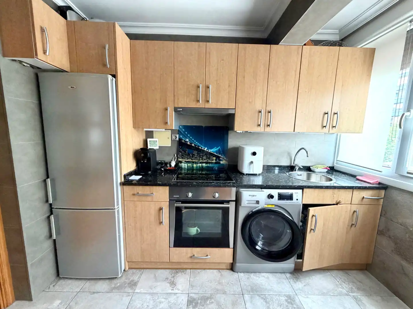 Kitchen of Flat for sale in Barakaldo   with Heating and Furnished