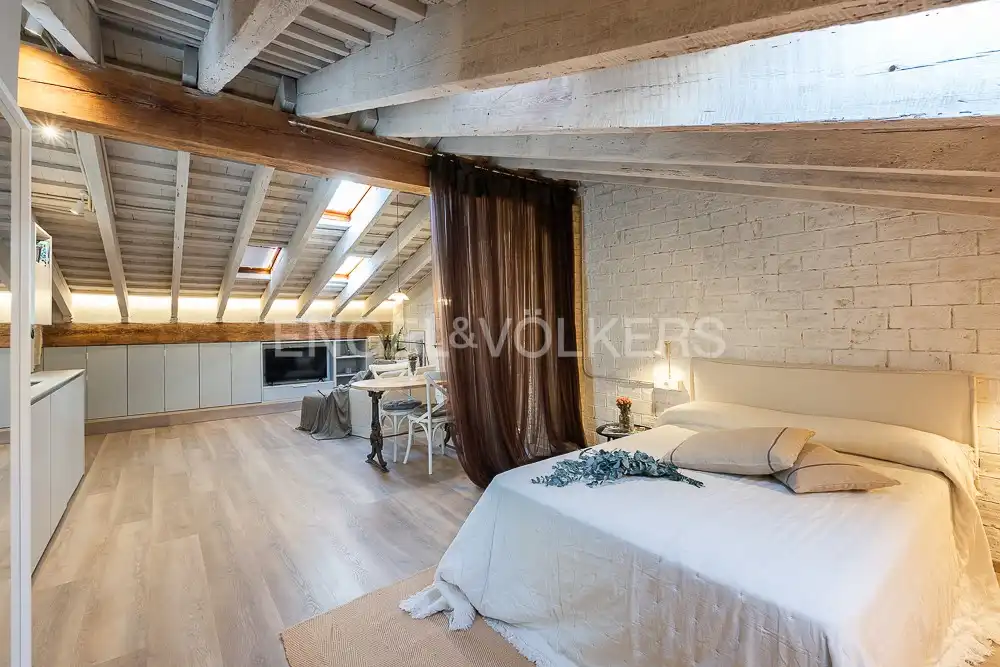 Bedroom of Flat for rent in Valencia  with Air Conditioner, Heating and Parquet flooring