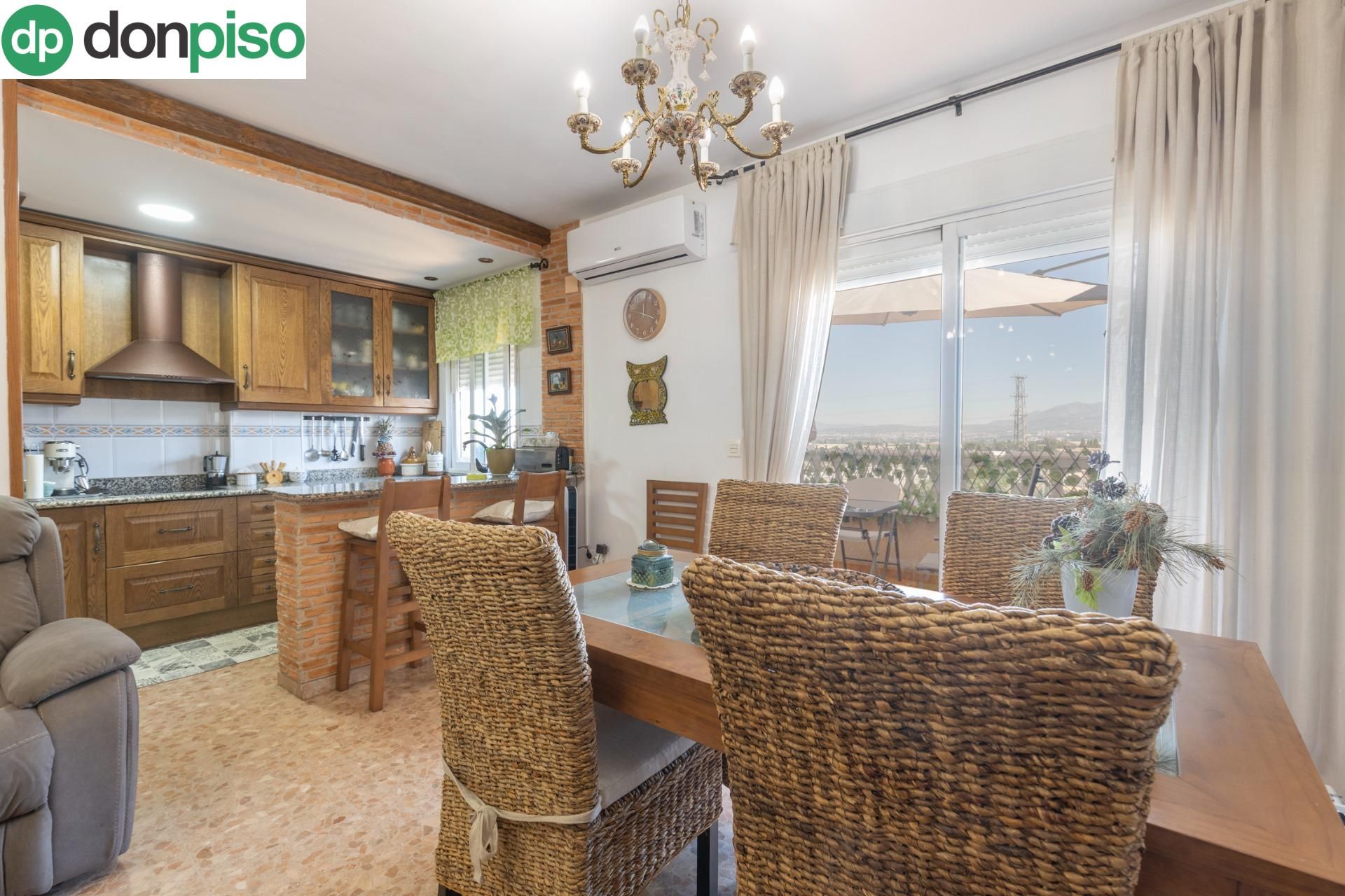 Dining room of Attic for sale in Las Gabias  with Air Conditioner, Terrace and Storage room