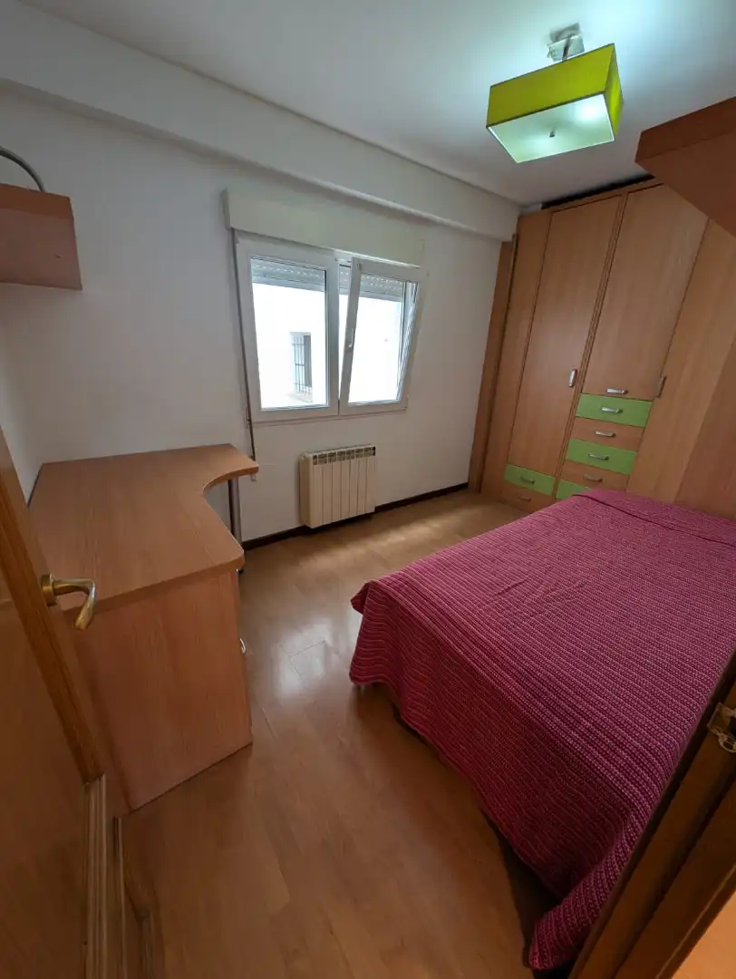 Bedroom of Flat for sale in Gijón   with Heating, Private garden and Parquet flooring