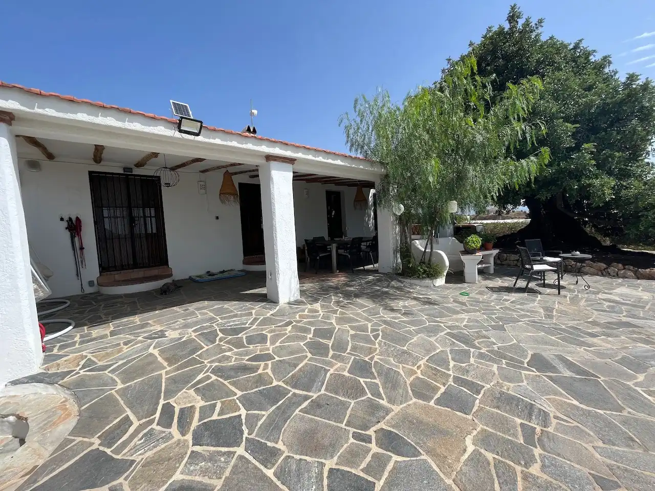 Terrace of Country homes for sale in Vélez-Málaga  with Air Conditioner, Heating and Private garden
