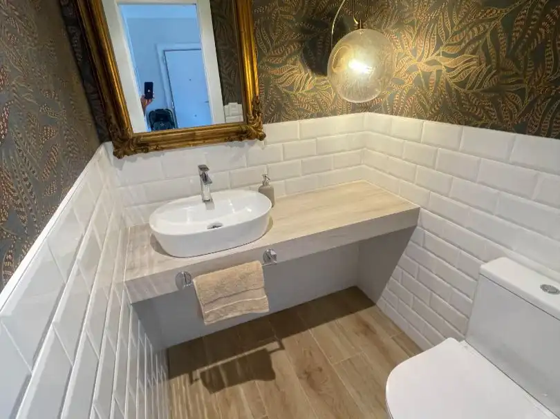 Badezimmer von Wohnung zur Miete in Brazomar