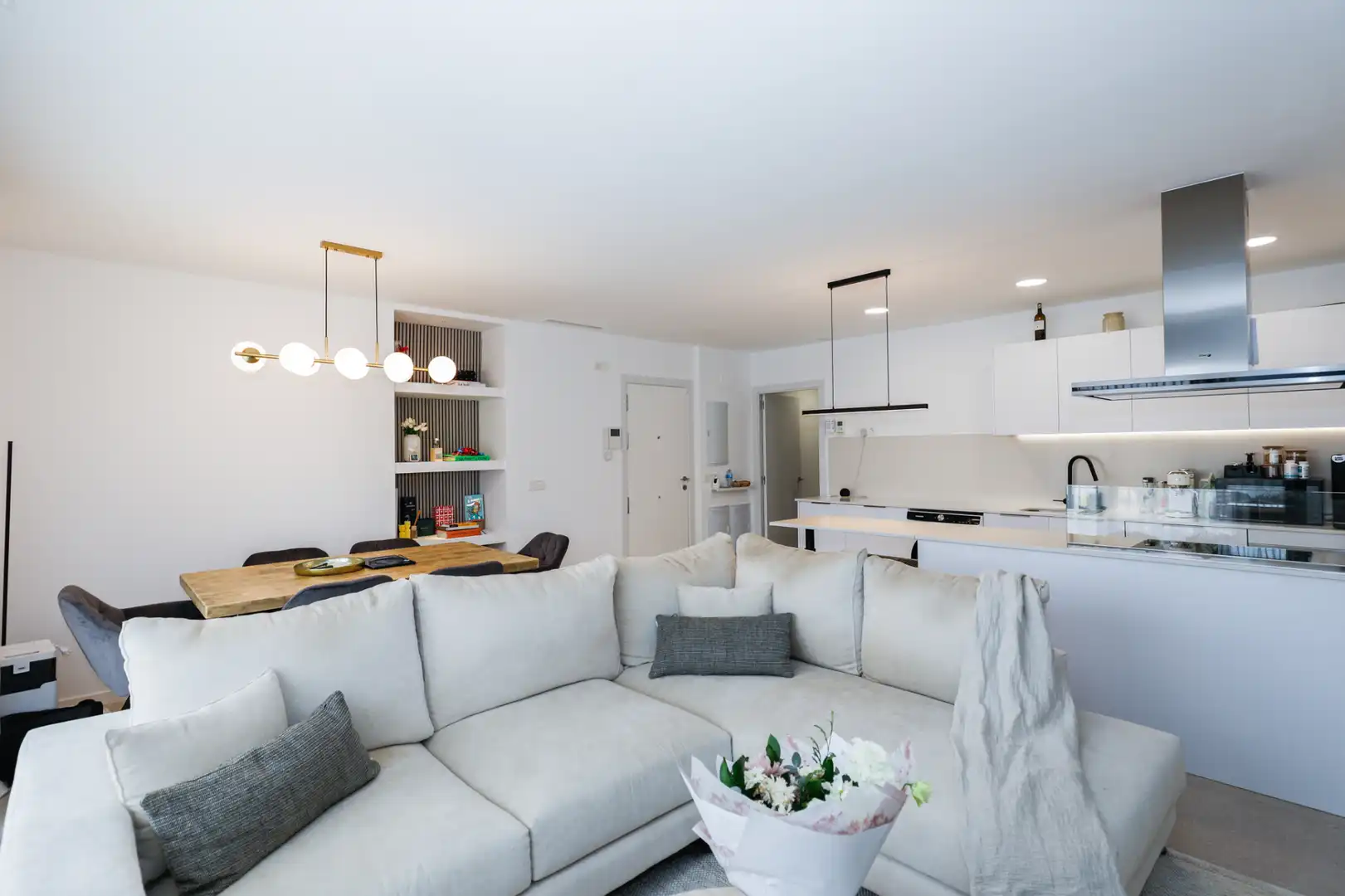 Sala de estar de Piso en venta en Granollers con Aire acondicionado, Jardín privado y Terraza