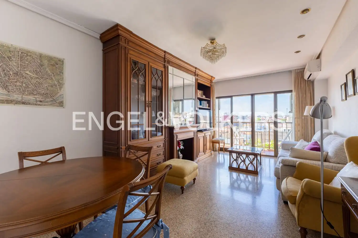 Sala de estar de Piso en venta en  Valencia Capital con Aire acondicionado, Calefacción y Balcón