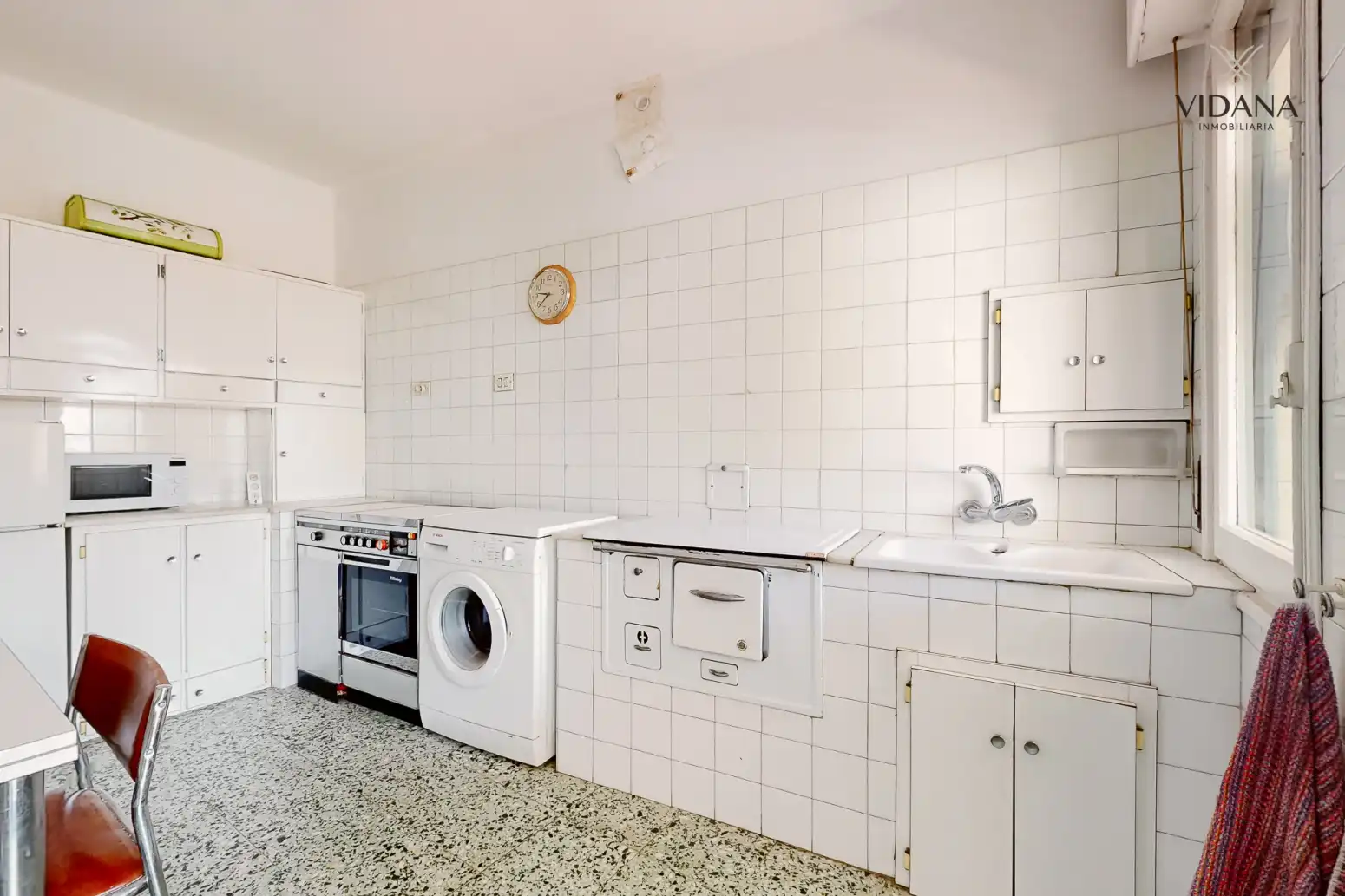 Cocina de Piso en venta en  Pamplona / Iruña con Calefacción, Parquet y Terraza