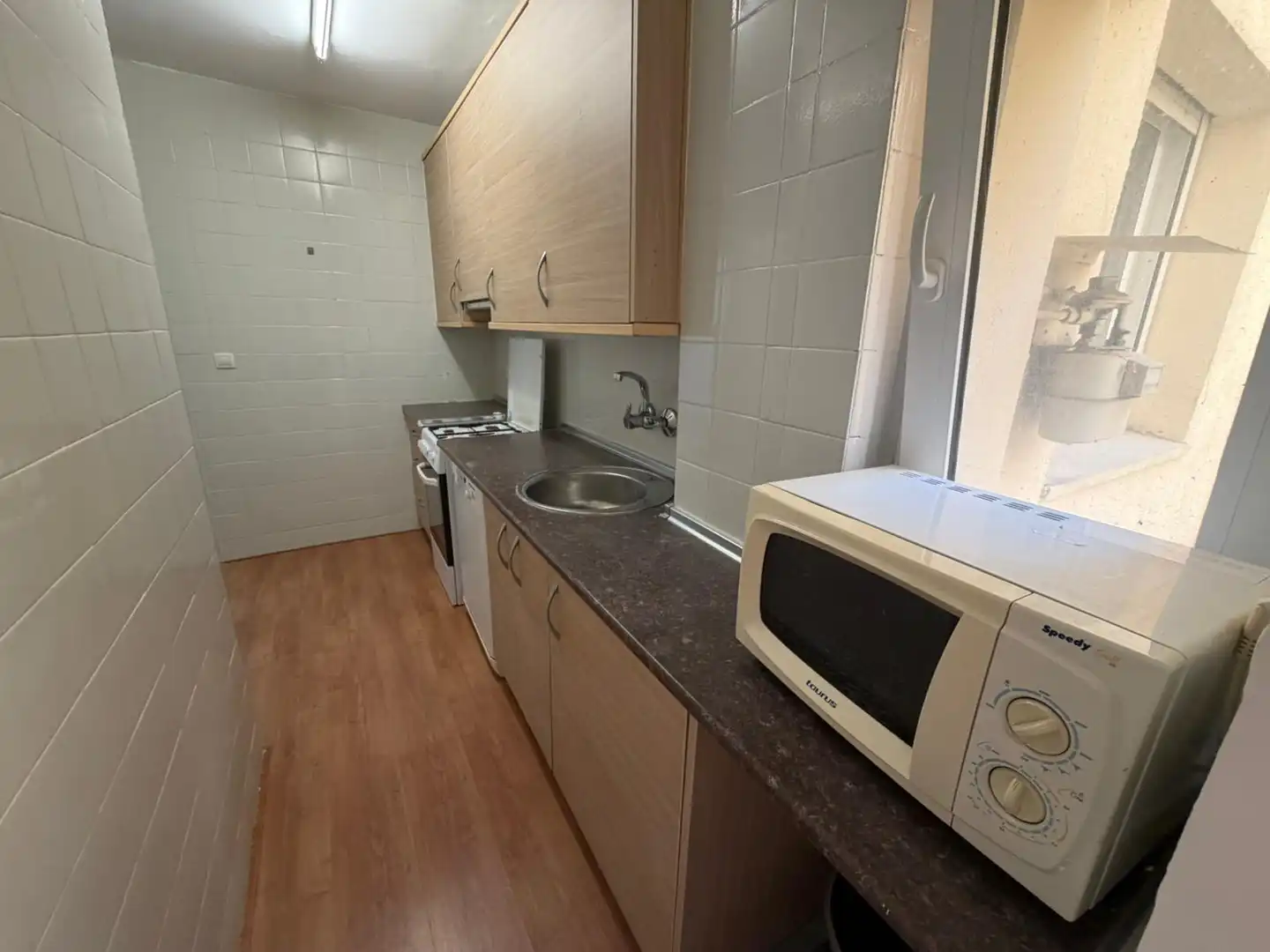 Cocina de Piso de alquiler en Lleida con Calefacción, Parquet y Amueblado