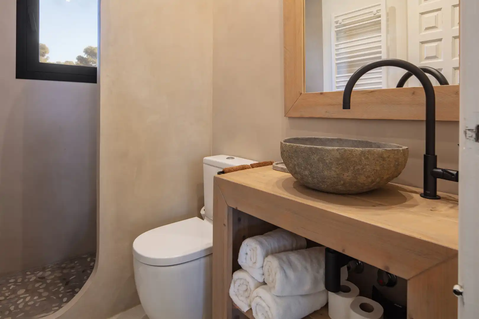 Bathroom of Houses for sale in Jávea / Xàbia  with Air Conditioner, Heating and Private garden