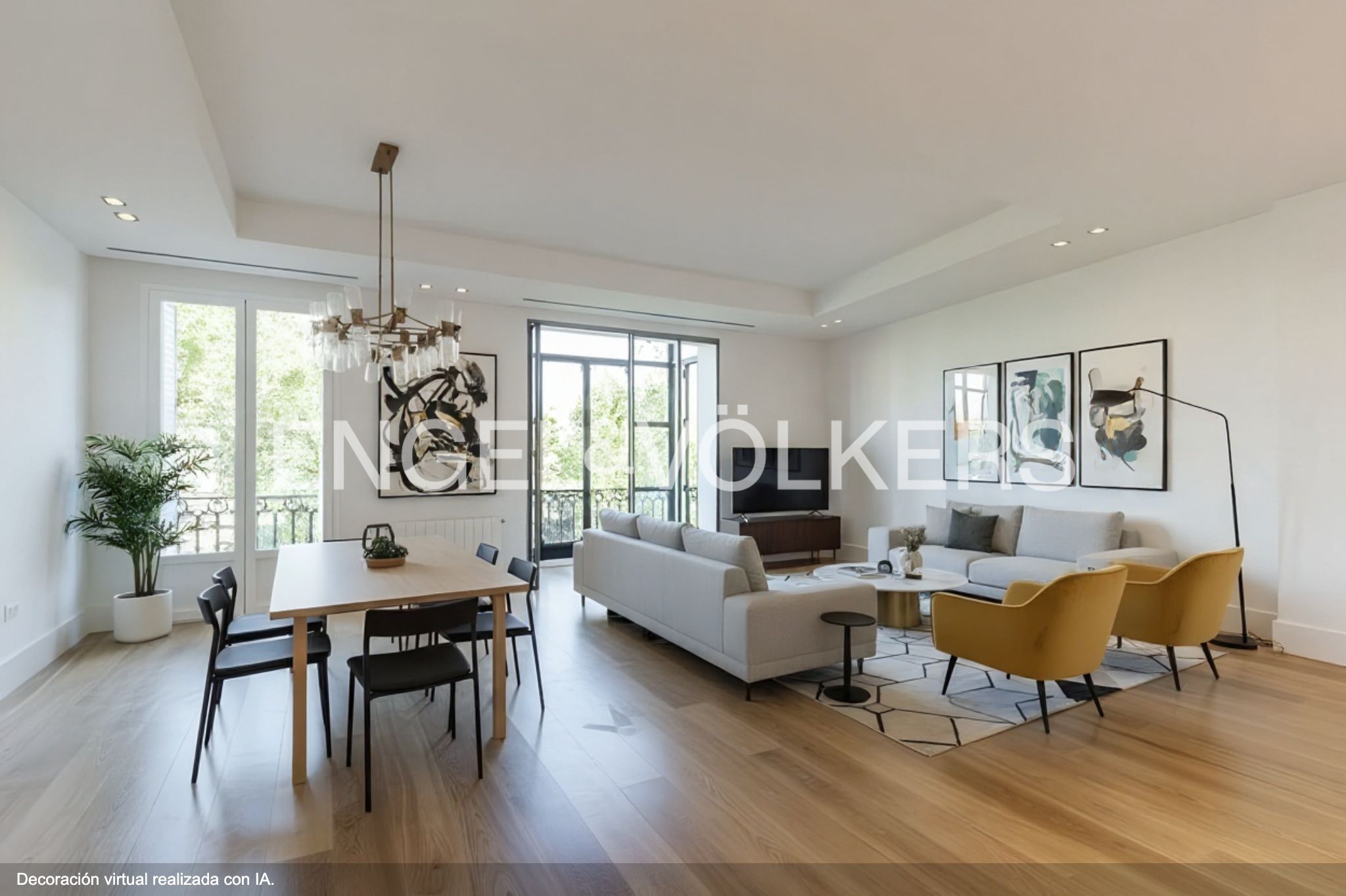 Vista exterior de Apartament de lloguer en  Madrid Capital amb Aire condicionat, Calefacció i Parquet