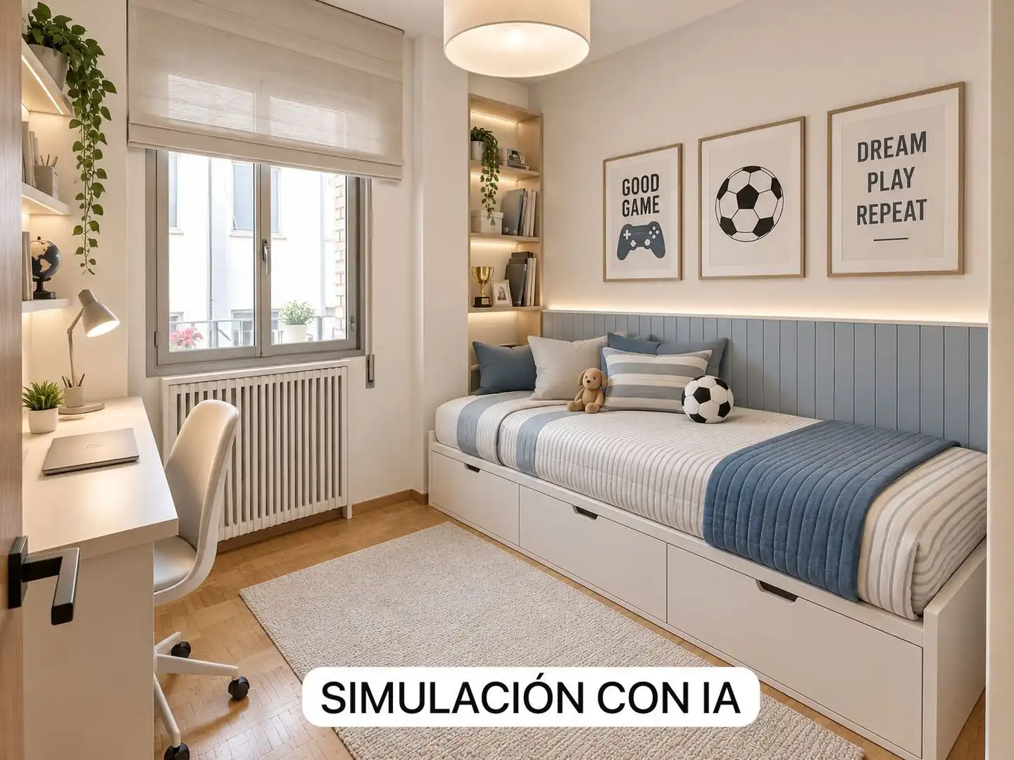 Schlafzimmer von Wohnung zum Verkauf in Madrid mit Heizung und Terrasse