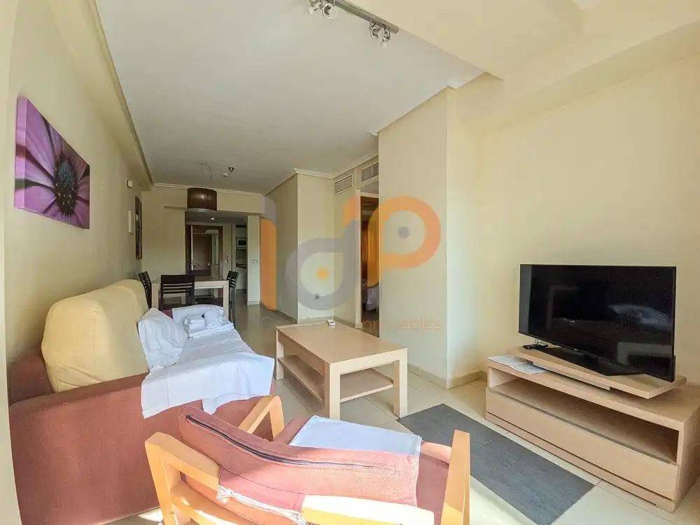 Sala de estar de Apartamento en venta en Vera con Aire acondicionado, Terraza y Amueblado