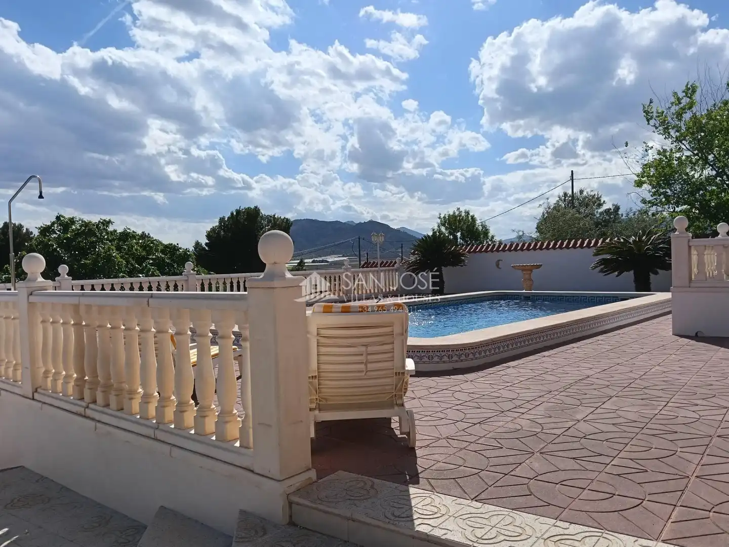 Terraza de Casa o chalet en venta en Aspe con Aire acondicionado, Calefacción y Jardín privado
