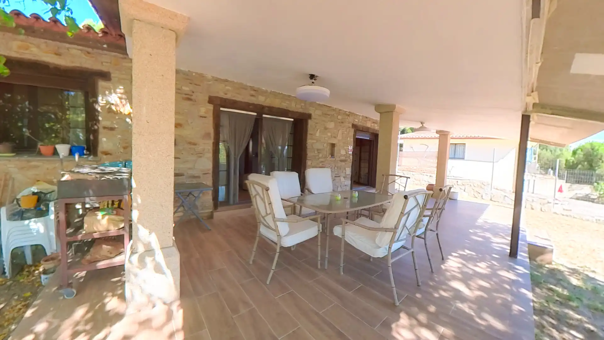 Terrassa de Casa o xalet en venda en Galapagar amb Aire condicionat, Jardí privat i Forn